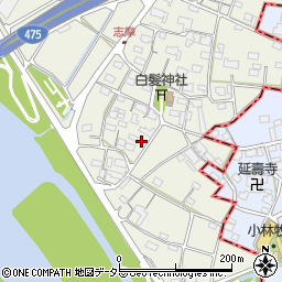 岐阜県美濃市志摩1140-1周辺の地図