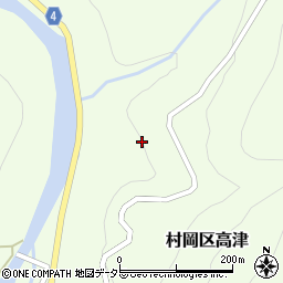 兵庫県美方郡香美町村岡区高津1024周辺の地図