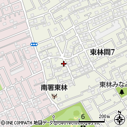 神奈川県相模原市南区東林間7丁目31-2周辺の地図