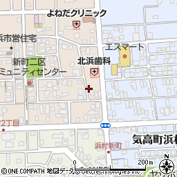 鳥取県鳥取市気高町北浜3丁目75周辺の地図