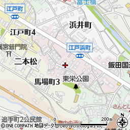 長野県飯田市江戸浜町3663周辺の地図