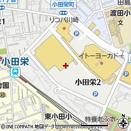神奈川県川崎市川崎区小田栄周辺の地図