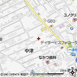 神奈川県愛甲郡愛川町中津722周辺の地図