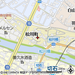 長野県飯田市松川町周辺の地図