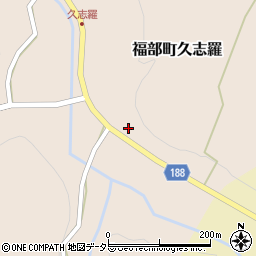 鳥取県鳥取市福部町久志羅6周辺の地図