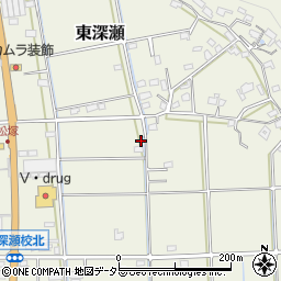 岐阜県山県市東深瀬608周辺の地図