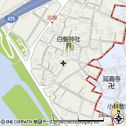 岐阜県美濃市志摩1142周辺の地図