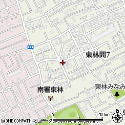 神奈川県相模原市南区東林間7丁目23-11周辺の地図