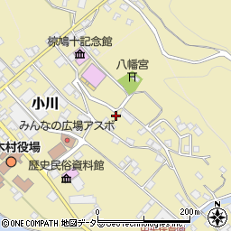 喬木村　こども学遊館周辺の地図