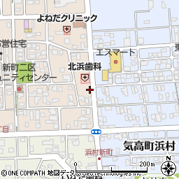 鳥取県鳥取市気高町北浜3丁目67周辺の地図