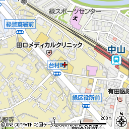 ファッションセンターしまむら中山店周辺の地図