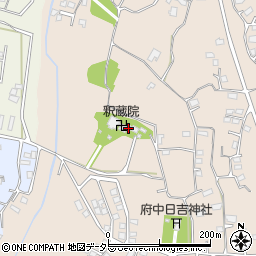 釈蔵院周辺の地図