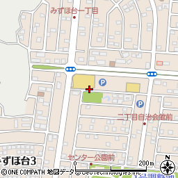 千葉県大網白里市みずほ台周辺の地図