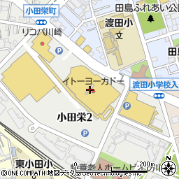はなまるうどんイトーヨーカドー川崎店周辺の地図