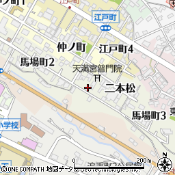 勝村荘周辺の地図