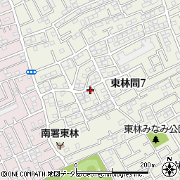 神奈川県相模原市南区東林間7丁目23-1周辺の地図