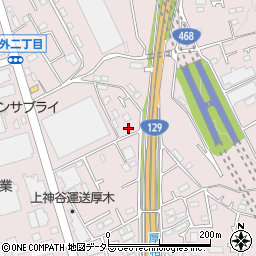 神奈川県厚木市上依知1055周辺の地図