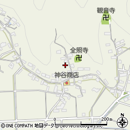岐阜県山県市東深瀬周辺の地図