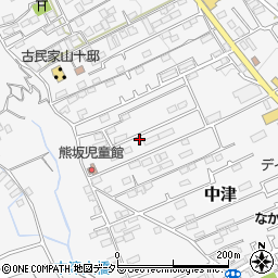 神奈川県愛甲郡愛川町中津593周辺の地図