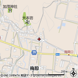 岐阜県山県市梅原2658周辺の地図