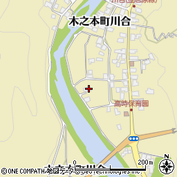 滋賀県長浜市木之本町川合181周辺の地図