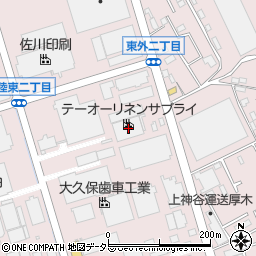 神奈川県厚木市上依知3006周辺の地図