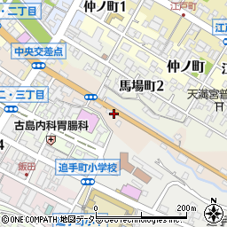 吉沢表具店周辺の地図