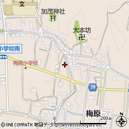 岐阜県山県市梅原1035周辺の地図