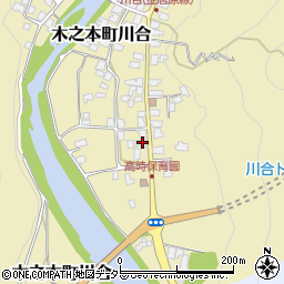 滋賀県長浜市木之本町川合150周辺の地図