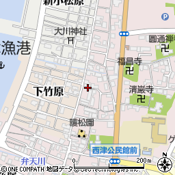 福井県小浜市西長町周辺の地図