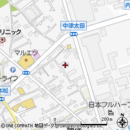 神奈川県愛甲郡愛川町中津3389-4周辺の地図