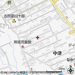 神奈川県愛甲郡愛川町中津593-3周辺の地図