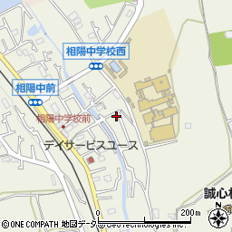 神奈川県相模原市南区磯部1494-1周辺の地図
