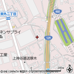 神奈川県厚木市上依知1057-1周辺の地図