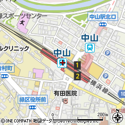 中山駅 神奈川県横浜市緑区 駅 路線図から地図を検索 マピオン