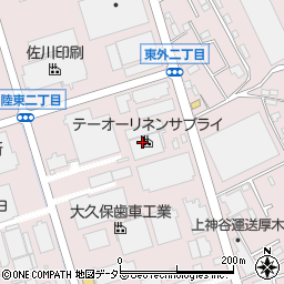 岩井機械工業株式会社　厚木工場・購買部周辺の地図