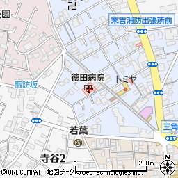 徳田病院（きぼう）周辺の地図