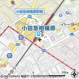 ファミリーマート小田急相模原南口店周辺の地図