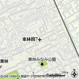 神奈川県相模原市南区東林間7丁目20-9周辺の地図