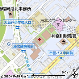 特養老人ホームワゲン新横浜周辺の地図