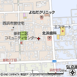鳥取県鳥取市気高町北浜3丁目90周辺の地図