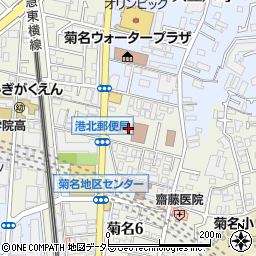 ゆうちょ銀行港北店周辺の地図