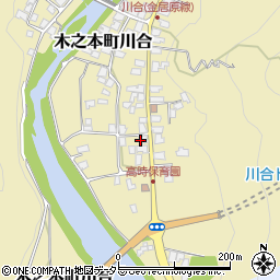 滋賀県長浜市木之本町川合152周辺の地図