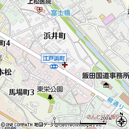 長野県飯田市浜井町3421-3周辺の地図
