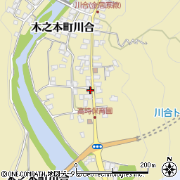 滋賀県長浜市木之本町川合151周辺の地図