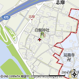 岐阜県美濃市志摩1144周辺の地図