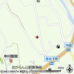 中津川七ツ平高原周辺の地図