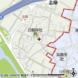 岐阜県美濃市志摩39周辺の地図