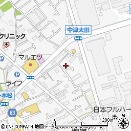 神奈川県愛甲郡愛川町中津3389-9周辺の地図