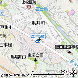 長野県飯田市江戸浜町3657周辺の地図